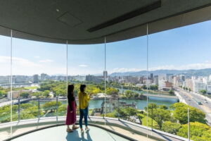 HIROSHIMA ORIZURU TOWER Admission Ticket - Hiroshima Hills rooftop observatory: Peace Memorial Park to Miyajima