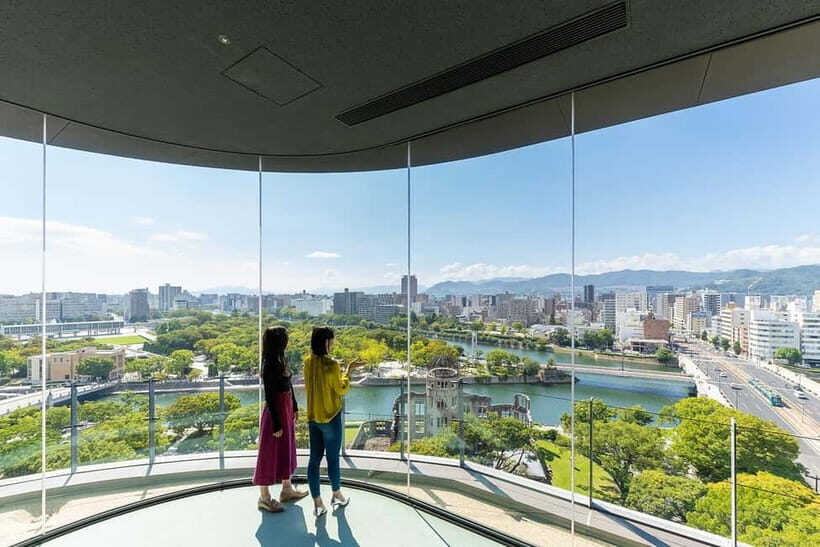 HIROSHIMA ORIZURU TOWER Admission Ticket - Hiroshima Hills rooftop observatory: Peace Memorial Park to Miyajima
