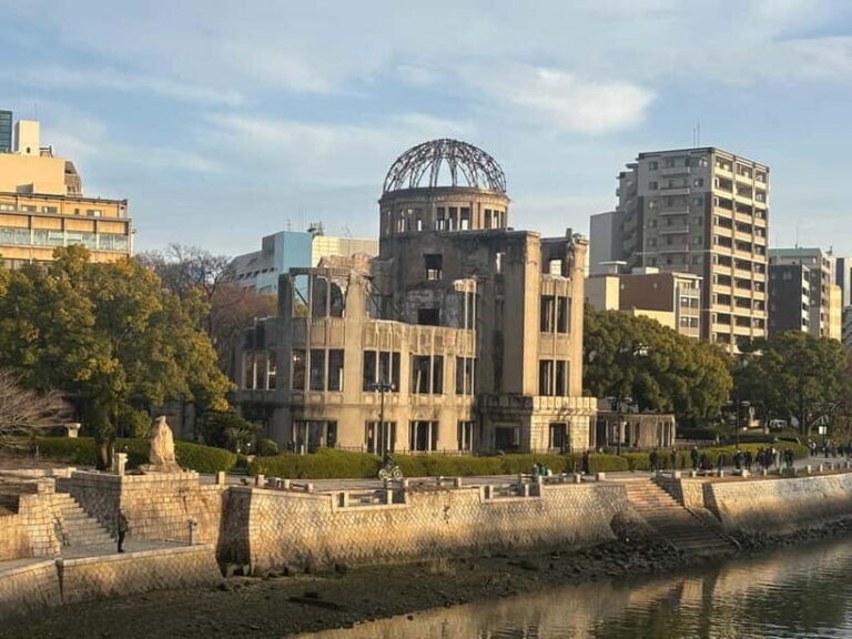 Hiroshima: Peace Memorial Park and Atomic Bomb Dome Tour - Meeting at the Gates of Peace near Mario