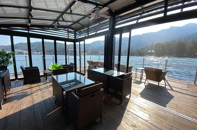 Lunch Cruise on HANAIKADA (Raft-Type Boat) with Scenic View of Miyajima - Lunch at Sea: Hamburger Steak, Pasta, Dessert, and Coffee or Tea