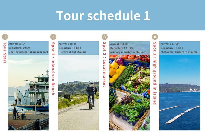 Savor Setouchi inland sea Local Food & Bike Tour with Local Guide - Following fishing ports and satoumi food traditions